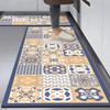 1PC Retro American Kitchen Soft Diatomized Mud Floor Mat Long Strip Combination Wash Waterproof And Oil Proof Foot Mat