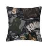 KONIG WALLPAPER Square Pillowcase Pillow Cover Polyester Cushion Zip Decorative Comfort Throw Pillow for Home Sofa