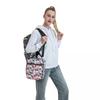 Black Striped And Cartoon Flamingo Insulated Lunch Bag for Office Cooler Thermal Food Box Tote Leakproof Lunch Boxes Container