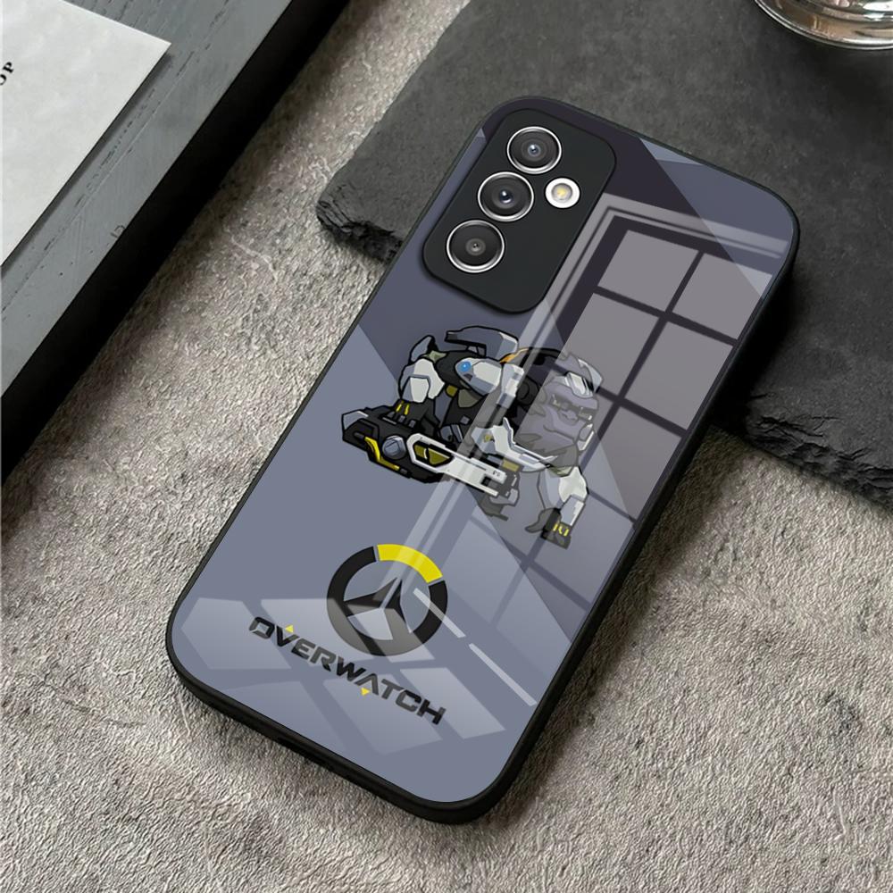 Phone Case For S25 Ultra Samsung S26 S23 S24 Plus S22 S20 S21 Fe A54 A34 A53 A16 Glass Cover O-Over-watchS