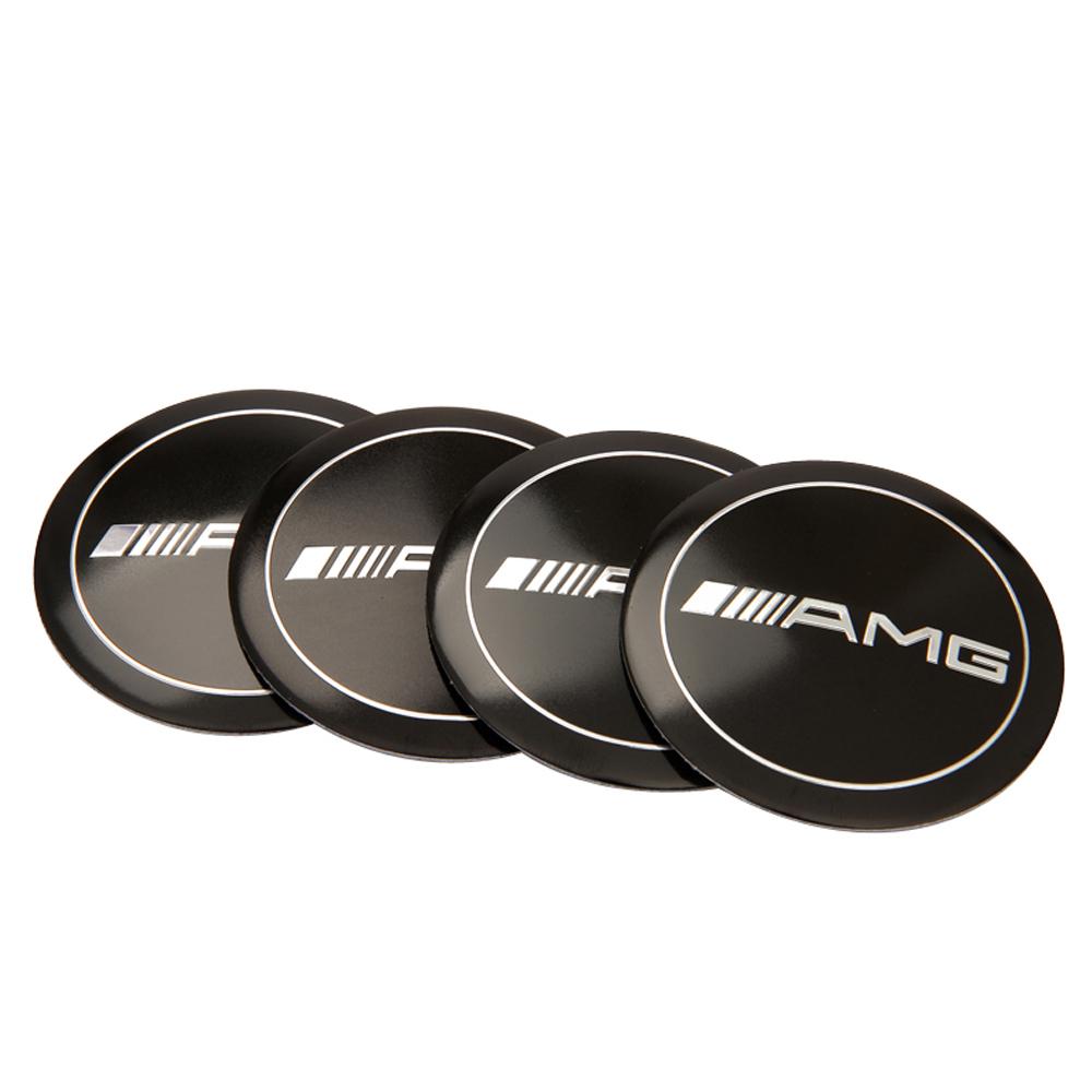 GOX3 56mm Car Wheel Hub Emblem Rim Center Decoration Sticker for Mercedes Benz AMG AMG GLA GLK W205 W210 Interior Mouldings LGTZ-TRe