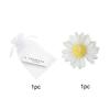 1pc/5pcs/10pcs Daisy Shaped Candles Set - Wedding Favors Gift Basket, Bridal Shower Decor, Scented Soy Wax For Home Fragrance