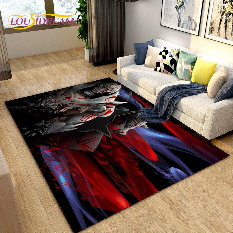 Fullmetal Alchemist Anime Cartoon Area Rug Large,Carpet Rug for Living Room Bedroom Sofa Doormat Decoration, Non-slip Floor Mat