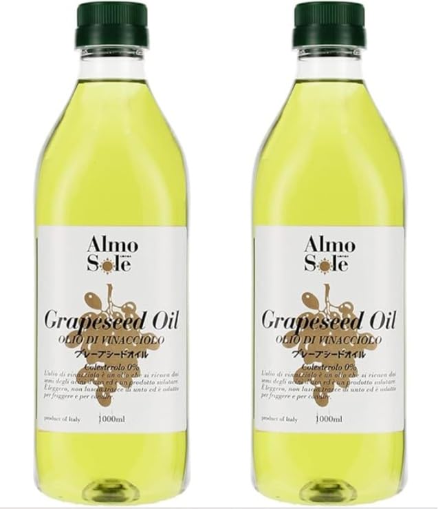 

Almosole Grapeseed Oil, 1L PET Bottle, Set of 2