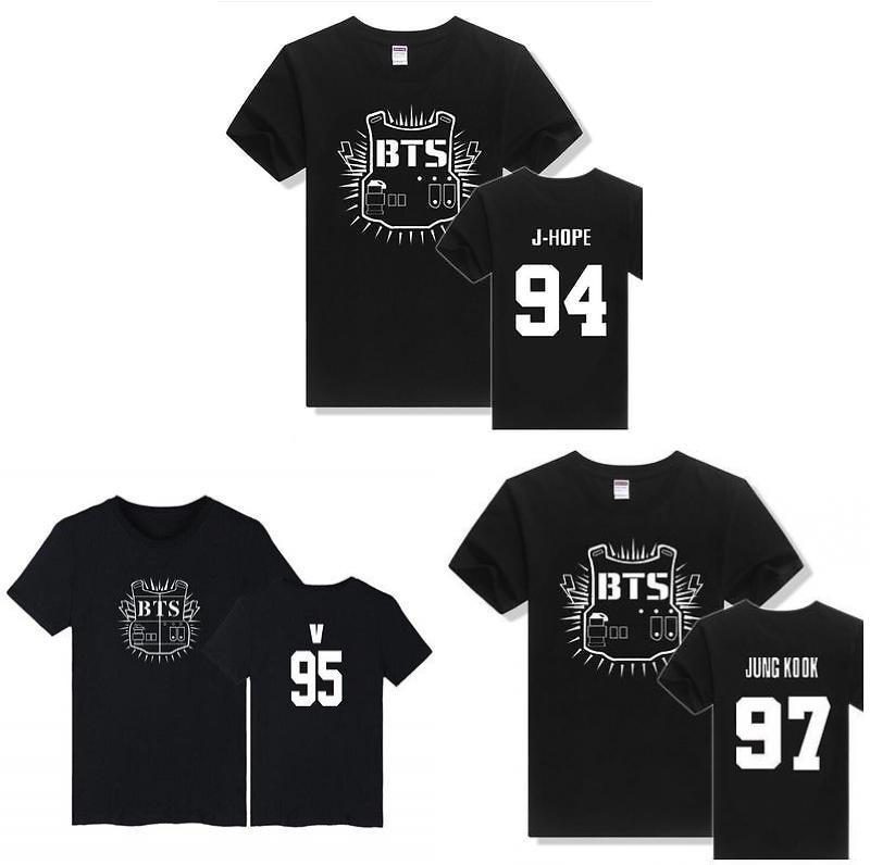 Bts Kpop Tshirt Bangtan Boys Tshirt Suga Tops Tee Unisex Jung Kook Jhope Jin V