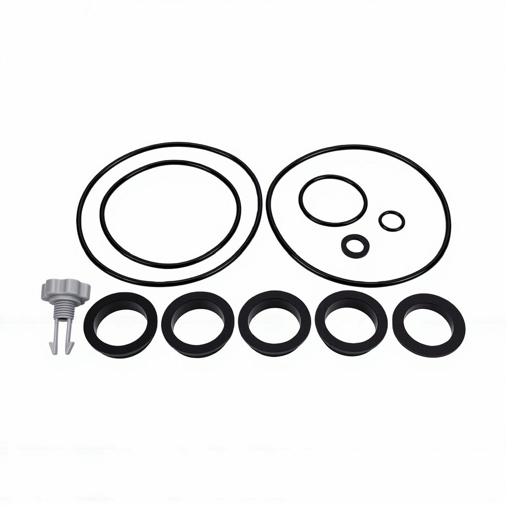 Pool Sand Filter Pump Seal Gasket Parts Rubber 11228 11412 L Shape O Ring Gasket with Air Release Valve for Replacement
