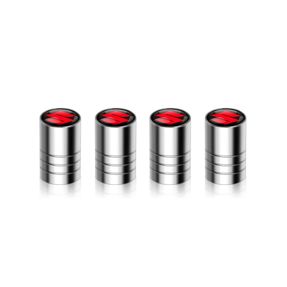 Car Wheel Tire Valve Caps Tyre Rim Stem Covers Dustproof For Suzuki SX4  Gsxr 600 Wagon Baleno Ignis Vitara Liana Splash Reno