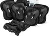 EN14120 Standard Children's Roller Skating Safety Kit Flexible PP Strong Shell Helmet Knee Pads Elbow Pads Protector