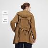 Navigare Women's Mid-Length Hooded Outdoor Windbreaker Jacket