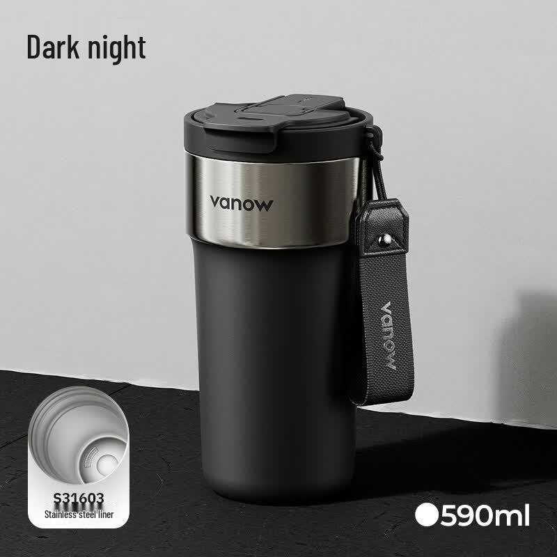 Термокружка для кофе Vanow из нержавеющей стали 590ml