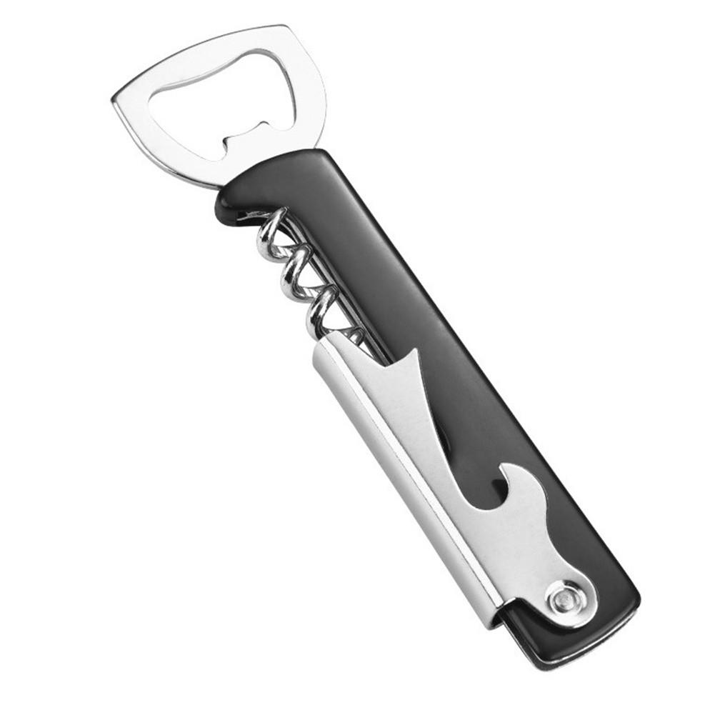 Multi-function Wine  Corkscrew Stainless Steel Wine Bottle Cap Remover Bar Household Accessories