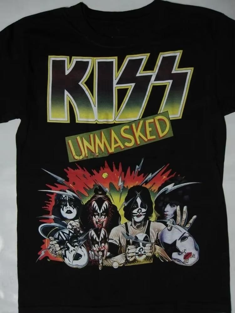 

Футболка группы Kiss Мужская Женская Модная футболка Хлопковая футболка Детская Хип-хоп Топы Футболки Унисекс Camisetas Hombre Топы Рок-группа 3XL
