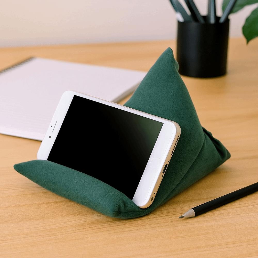 Multi-functional Mobile Phone Holder Velvet Pillows Soft Fabric Phone Rack  Desk Tablet Phone