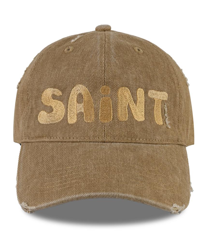 Wig Saint Damaged Pigment Ball Cap - Beige