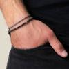 Modern Boho Resin Stone Strand Bracelet With Elastic Fit For Travel Gift And Casual Wear
