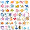 48/43Pcs Cute Fridge Magnets Color Rubber Soft Magnetic Sticker Fun Animal and Food Refrigerator Sticker Decor for Kid Learning