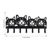 Metal Cat Coat Hooks Wall-Mounted Stylish Wall Hooks for Coats, Hats, Towels | Animal Design Entry Wall Hooks | Functional Decor