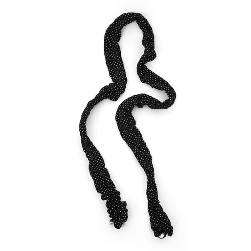 UNDERCONTROL STUDIO string PLEATS MUFFLER / DOT / black