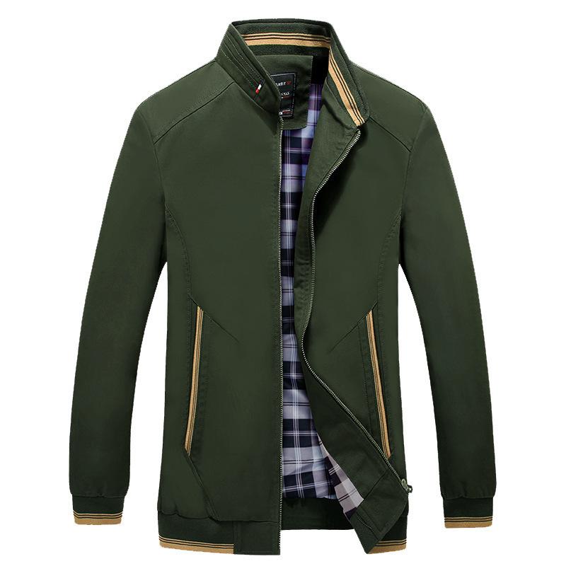 Spring and Autumn Men's Jacket Business Middle-aged and Young Slim-fit Casual Men's Jacket