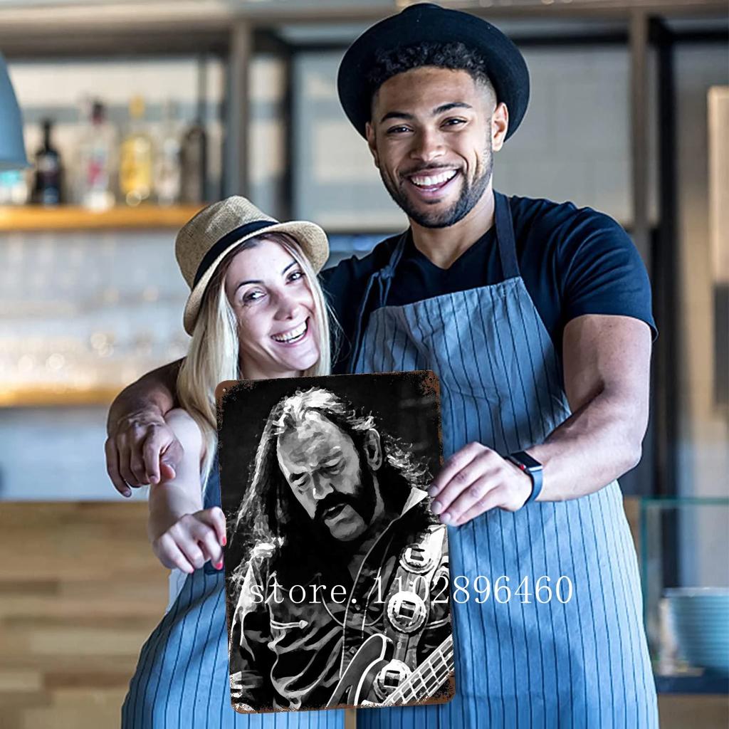 Lemmy kilmister Metallschilder & Schilder Wanddeko Vintage Blechschilder Captain Metall Poster Dekor für Bar Pub Club Wanddekoration