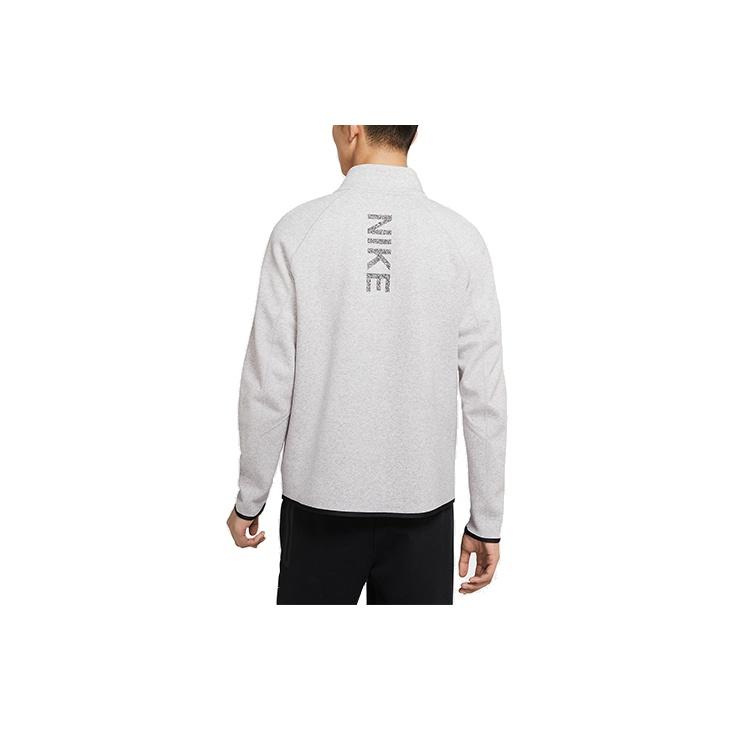 Nike Sports Casual Stand Collar Jacket Men Outerwear Grey CJ4501-902