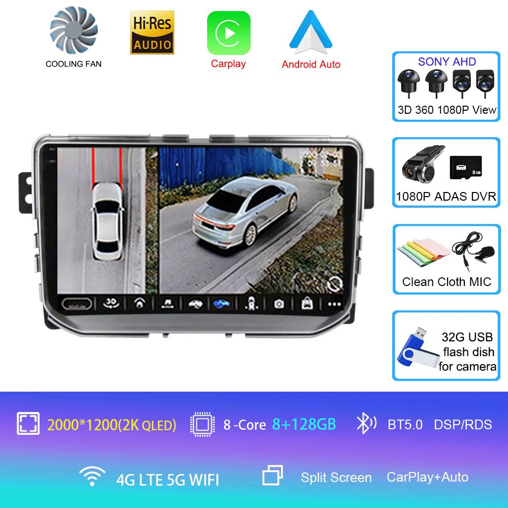 For Great Wall Haval Hover H2 2015-2020 Android 14 Car Radio Multimedia Video Player Navigation Stereo GPS Android Auto Carplay