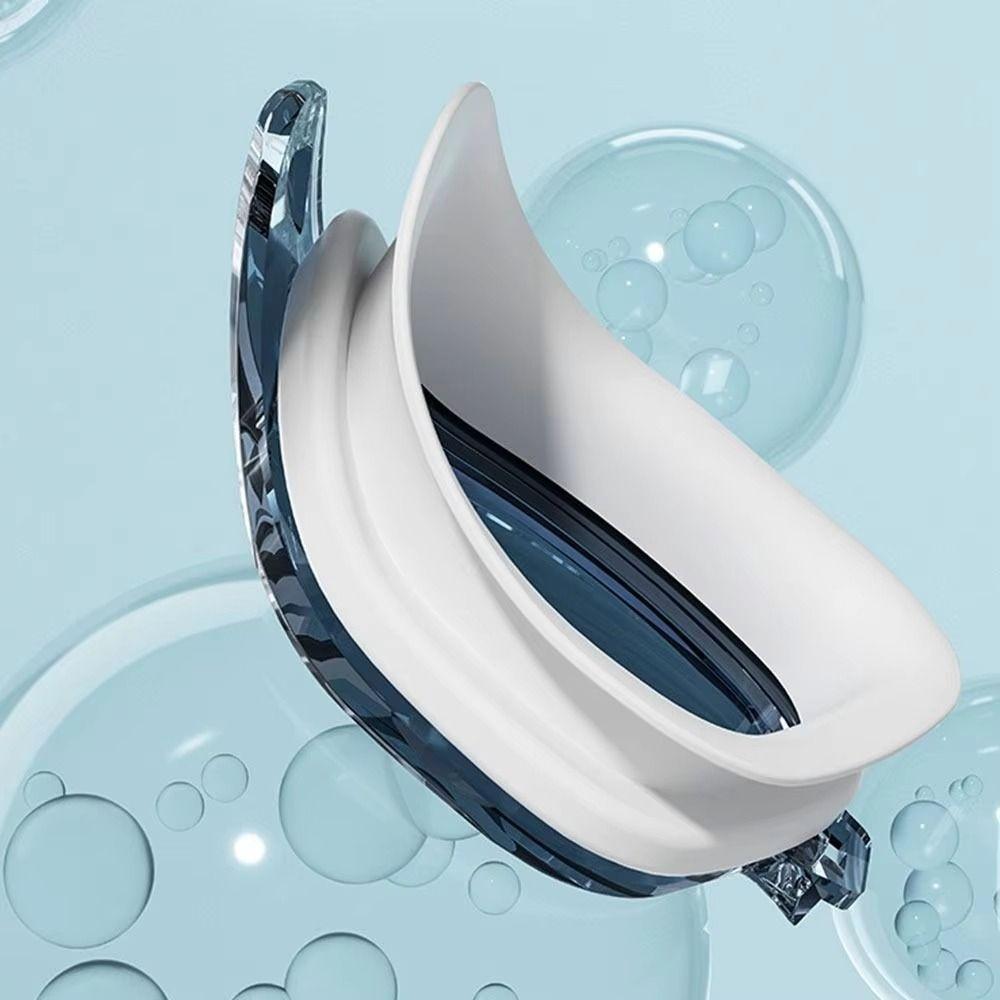 With Nose Clip Silicone Swim Cap Anti-fog Diving Eyewear Adult Swimming Goggles Set  Water Sports