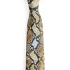 8cm Snakeskin Print Tie Narrow Men Necktie Fashion Leopard Print Tie  Unisex