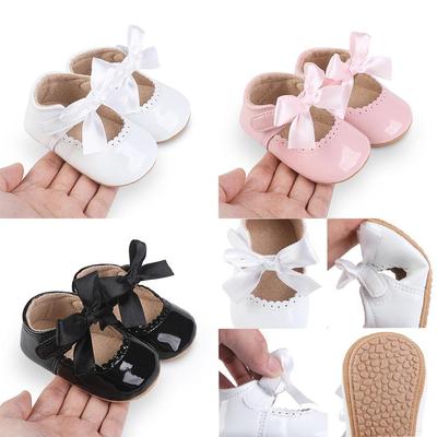 Newborn To 1-Year Baby Girl Soft Sole Pre-Walking Princess Shoes - Spring/Autumn Indoor Footwear