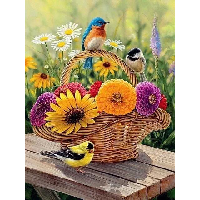 DIY Diamond Painting The Bird Cross Stitch Kit Mosaic Art Diamond Painting Full Circle Diamond Home Decoration