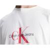 Calvin Klein Crew Neck Letter Print Pullover Short Sleeve T-Shirt Men Tops White J30J325427-YAF