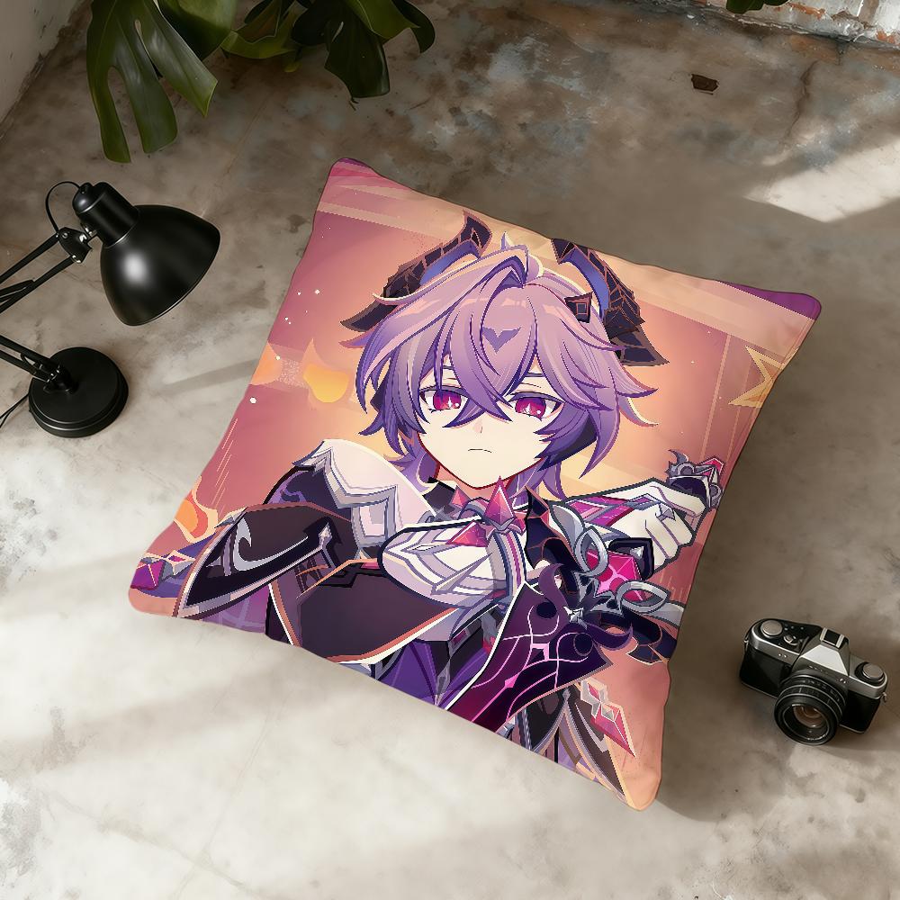 

Genshin Impact Durin cushion cover Home Office Convenient Nordic Simplicity Hit With Zipper Cushion Cover 30cmx30cm