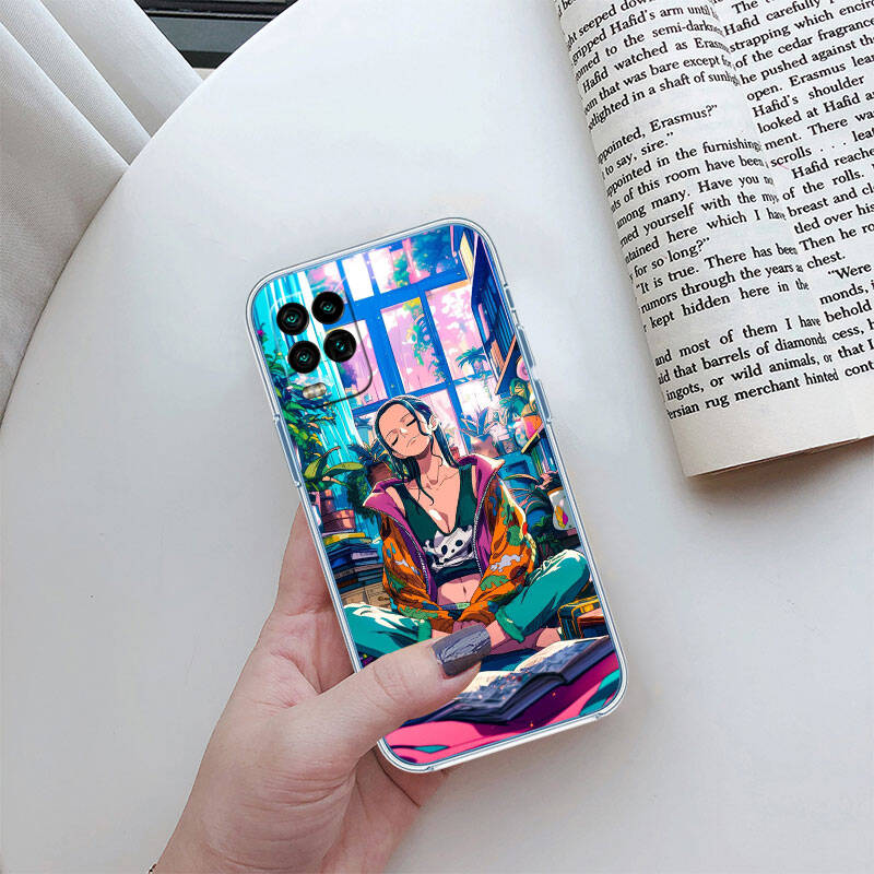 MH121 One Piece Nico Robin Case for Motorola E7 G6 G7 G8 G9 Plus Power Play G10 G20 G04 E30 E40 E22 E20 E13 E15 G22 G23 G05 G75 G35 G55