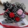 Pearl Lace Flower Wrapping Cloth Handmade Bouquet Wave Yarn Gift Wrapping Mesh Florist Romomatic Roll Gift Packaging Paper