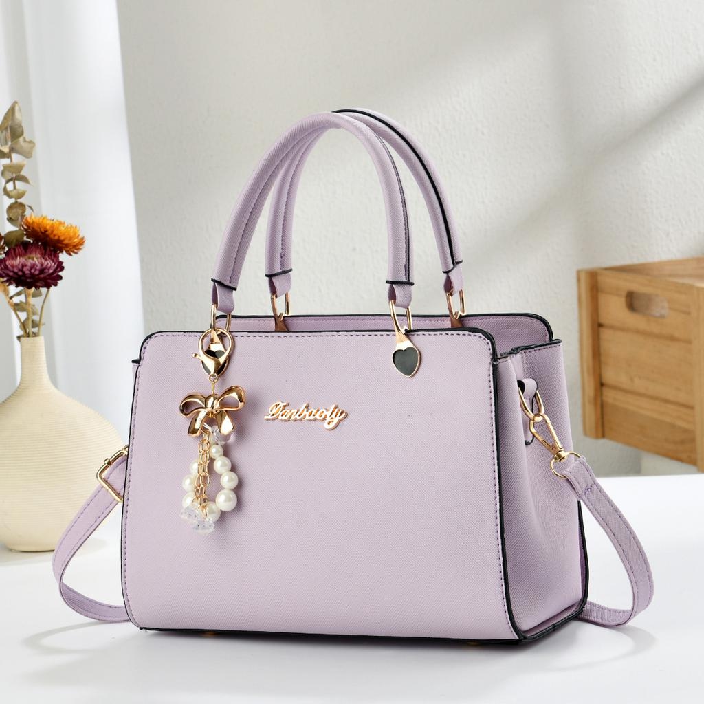 Women’s Light Luxury Top Handle Handbag, Trendy Elegant Atmospheric Shoulder Crossbody Bag For Daily Casual Outfits