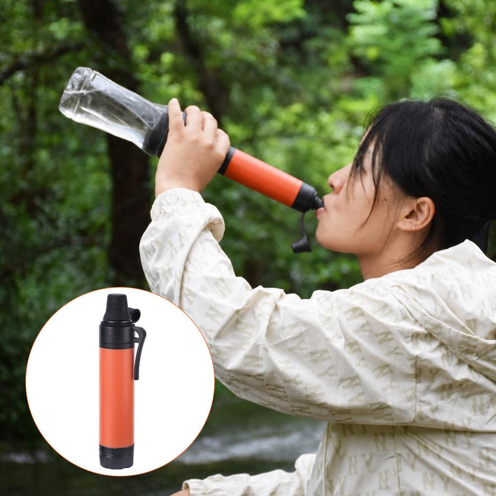 Emergency Portable Water Purifier for Hiking - Survival , Fast Purification, Safe for Natural Water, On-The-Go Essential Gear