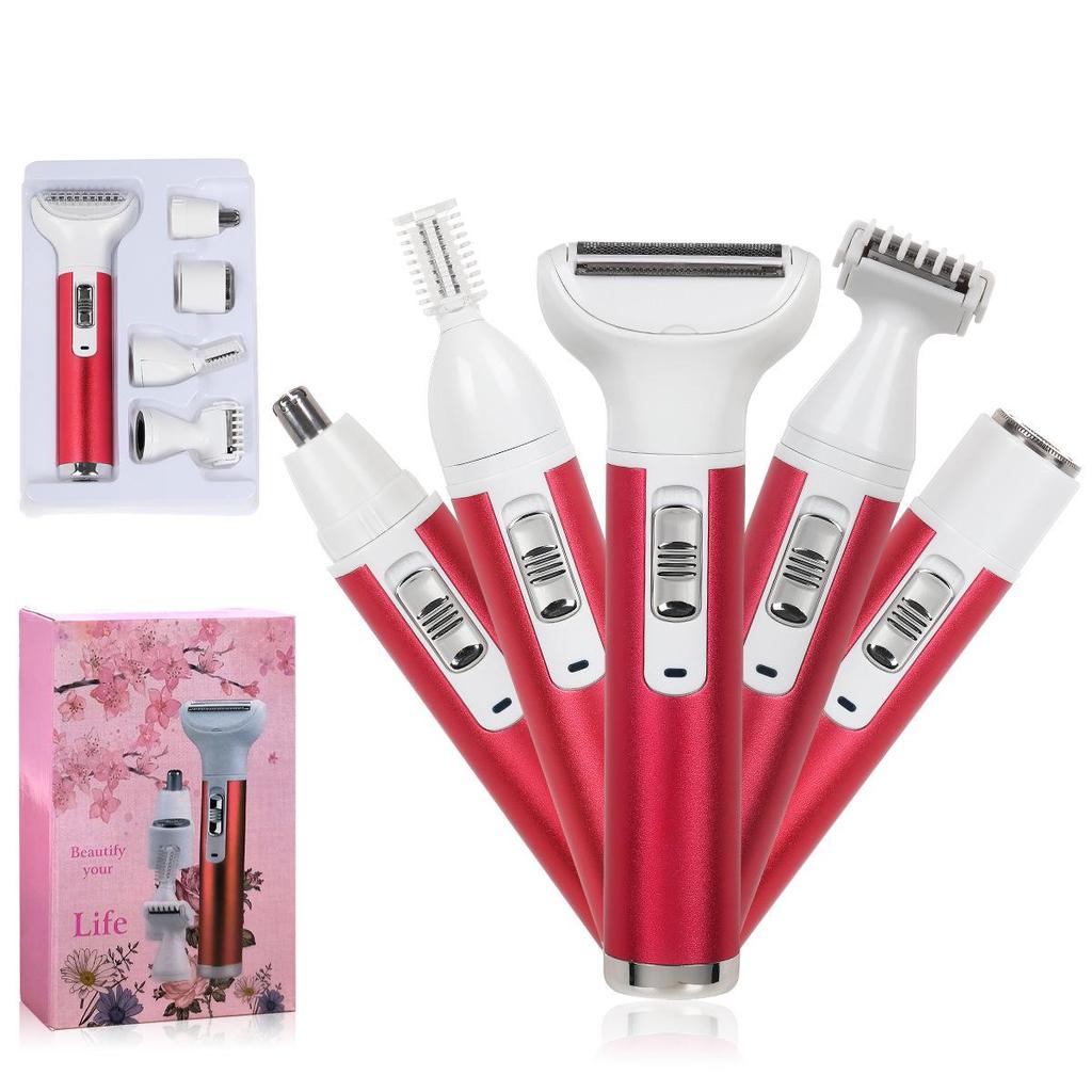 Women's Multifunctional Electric Shaver & Trimmer Set for Underarms, Legs, and Eyebrows