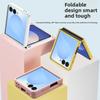 Phone Case for Samsung Z Flip 7 FE 6 5 4 3 Flip7 Flip6 Flip5 Flip4 5G Protective Cover Slim Thin Candy Cute Skin Feel