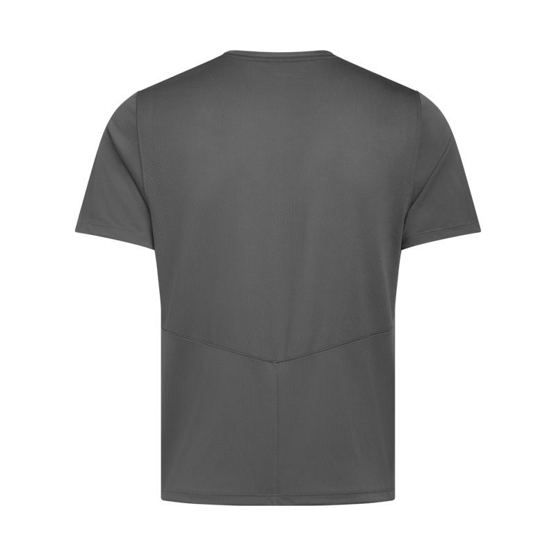 Under Armour Speed Stride 2.0 S potlačou loga Odolné Pohodlné Voľný strih Športové tričko Pánske Topy Rhino-Gray 1369743-025
