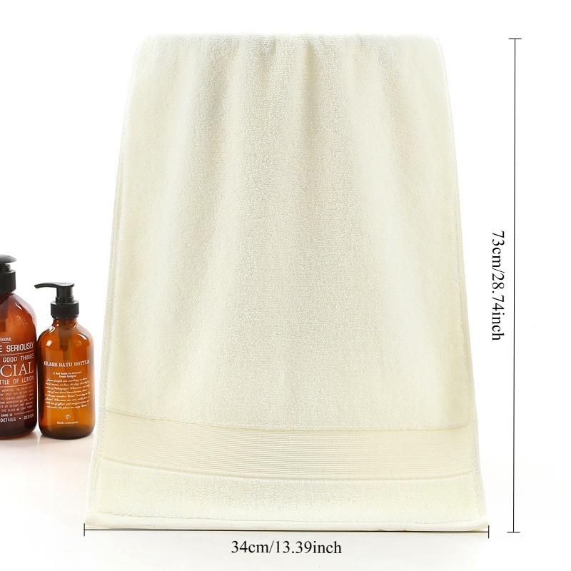 1PC pure cotton towel thickened cotton bath towel pure cotton