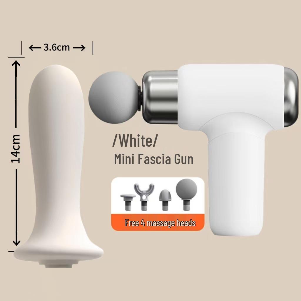 Wielofunkcyjny silikonowy adapter głowicy masującej do pistoletu do masażu tkanek głębokich - Cichy i kreatywny design