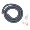 750GPH Bilge Pump Installation Kit Efficient Drainage 0.75in Diameter 6.56ft Bilge Pump Hose with 2 Clamps for Yacht