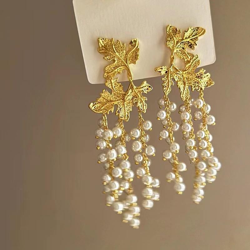 

Серьги-кисточки «Серебряная игла» - Модные длинные висячие серьги в изысканном стиле