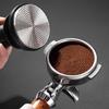 Coffee Grounds Leveler Real Wood Stainless Steel Materials Quick Setup Coffee Powder Leveler Tool for Espresso Machines