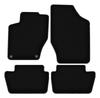BASIC Black Velour Floor Mats For: Citroen C4 II Hatchback, Station Wagon (2010-2018)