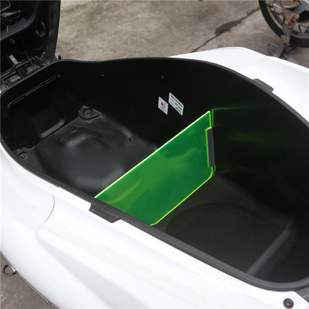Motorcycles Trunk Divider Isolation Plate Compatible for PCX160 Durable Plexiglass Compartment Partition Increase Safety