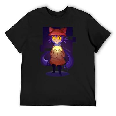Niko! - OneShot T-Shirt individuelles T-Shirt lustiges T-Shirt Baumwolle Anime-T-Shirts Oversize-T-Shirt Herren