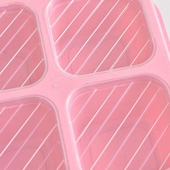 Lunch Box with Lid Five-Compartment Design Convenient Healthy Odorless Food Storage Containers for Snacks And Fruits