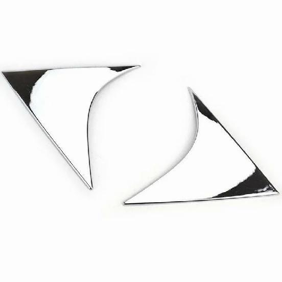 

Для Hyundai Tucson 2015-2 шт. спойлер на заднее окно автомобиля, накладка на крыло, отделка из АБС-пластика, углеродное волокно, стиль, серебристый, хромированный декор, аксессуары серебряный