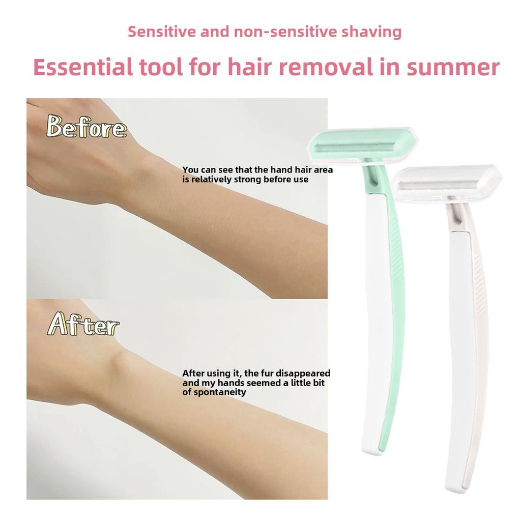 Maszynka do depilacji w kształcie litery T dla kobiet, Maszynka do golenia ciała pod pachy, nogi i okolice bikini